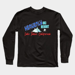 Heavenly Ski Resort Lake Tahoe U.S.A. Gift Ideas For The Ski Enthusiast. Long Sleeve T-Shirt